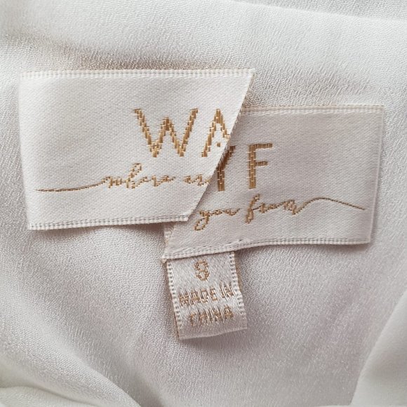 THE ANGELINA FRONT SLIT WRAP in IVORY - Picture 3 of 3